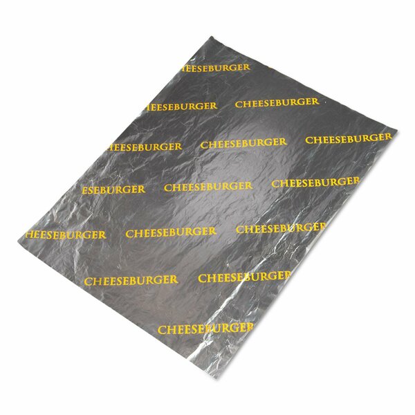 Bagcraft Honeycomb Insulated Cheeseburger Wrap, 10.5 x 14, Cheeseburger Printed, 2000PK BGC 300853